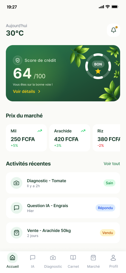 Accueil — dashboard